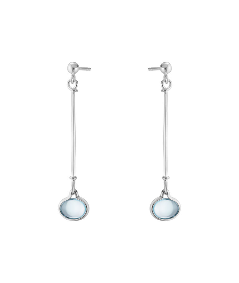Silverörhänge Torun Blue Topaz