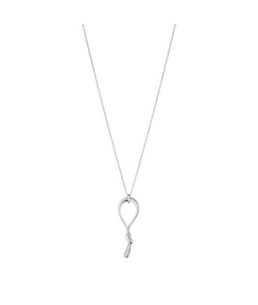 Silverhalsband Mercy Swirl 0,12ct