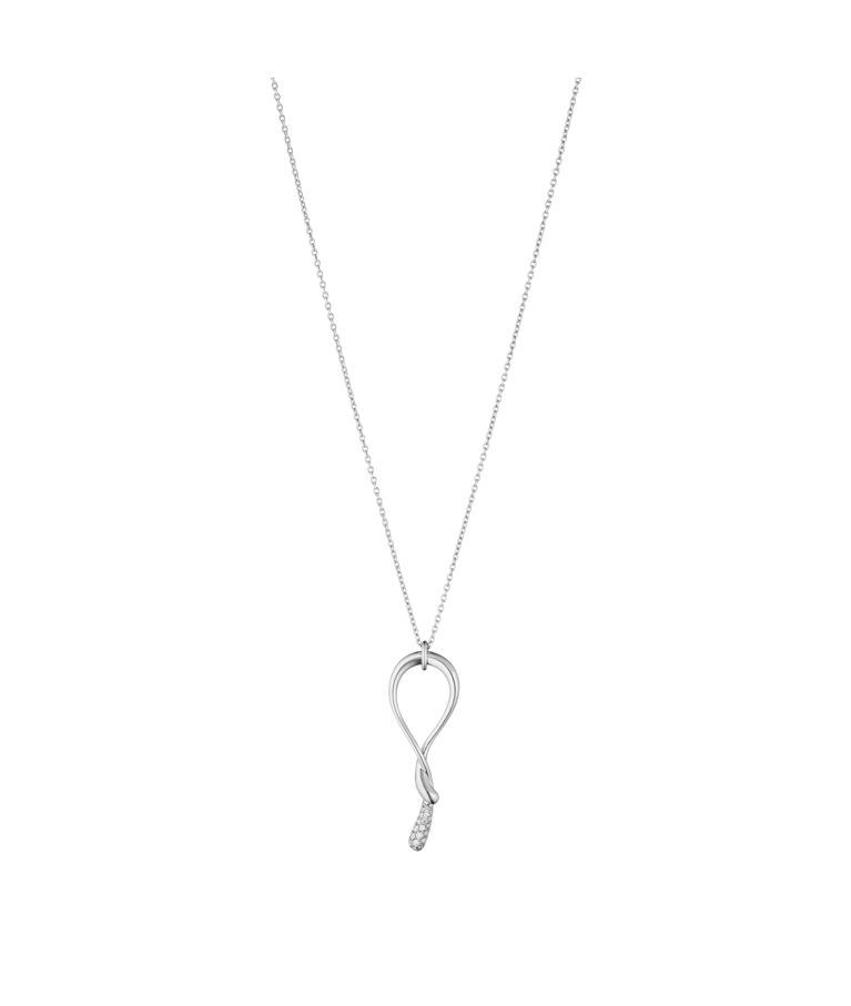 Silverhalsband Mercy Swirl 0,12ct