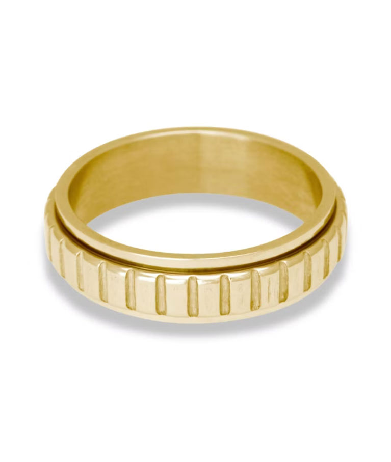 Stålring Collin Anti-stress gold