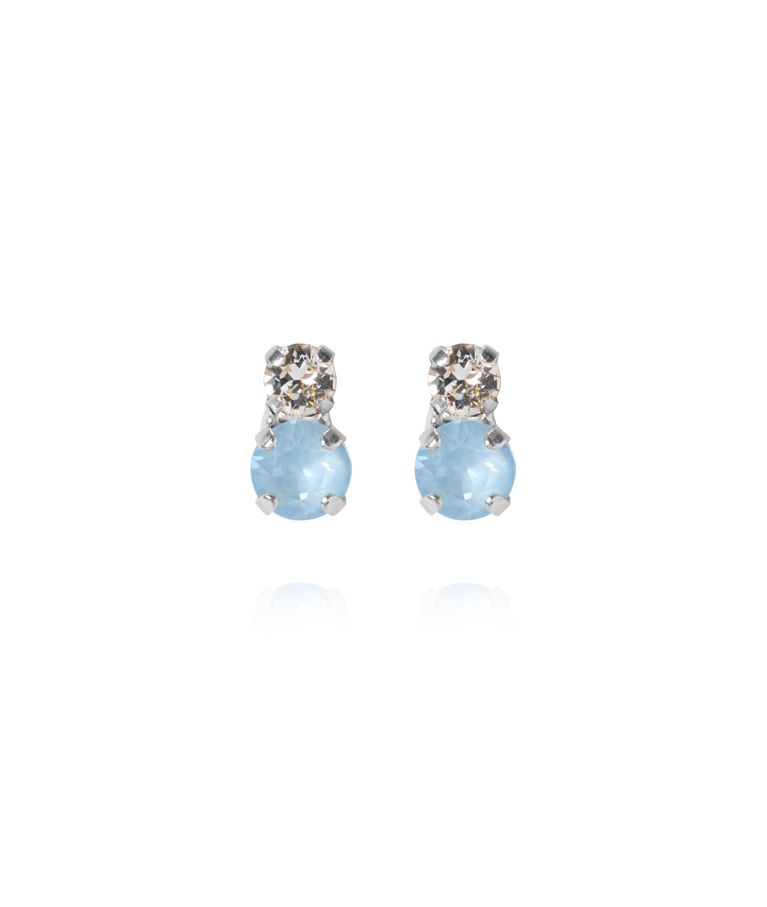 Mässingsörhängen LEAH SKY COMBO rhodium