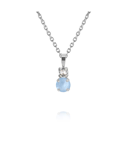 Mässingshalsband LEAH SKY COMBO rhodium