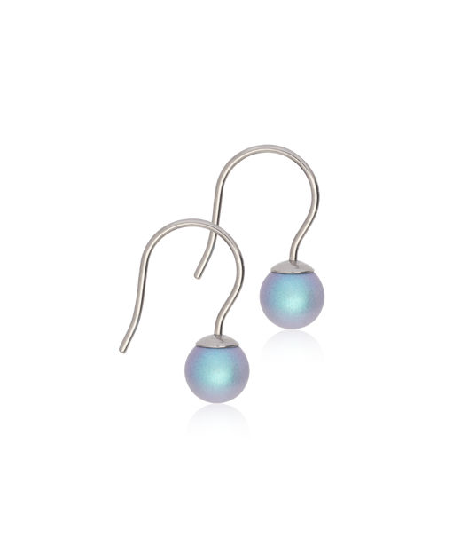 Titanörhänge NT Mini Pendant Pearl 6 mm, Rainbow shimmer