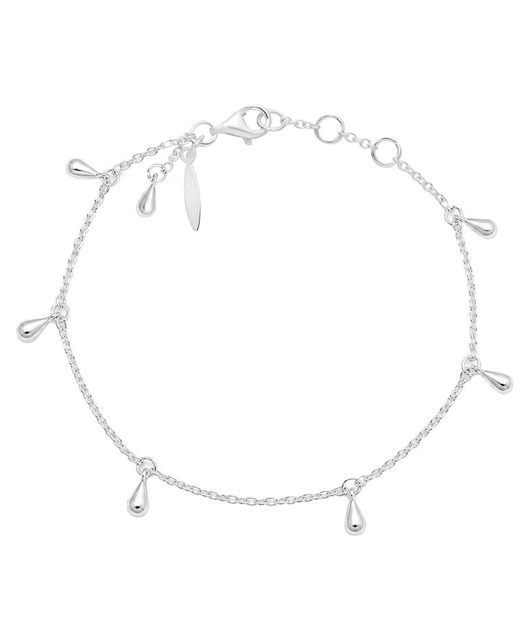 Silverarmband Droplet Full