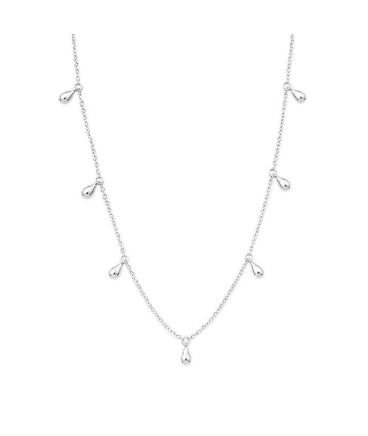 Silverhalsband Droplet Full