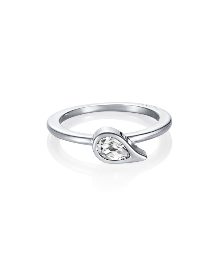 Silverring Sparkle Of Life - White Topaz