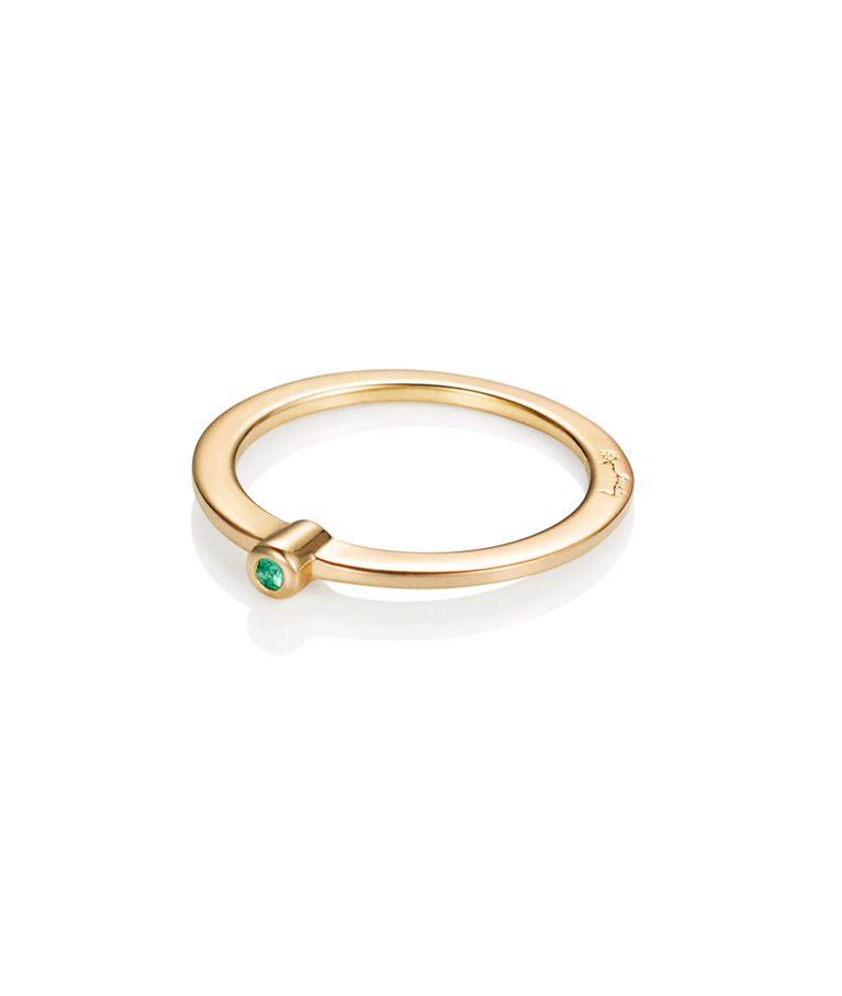 Silverring Micro Blink - Green Emerald fg