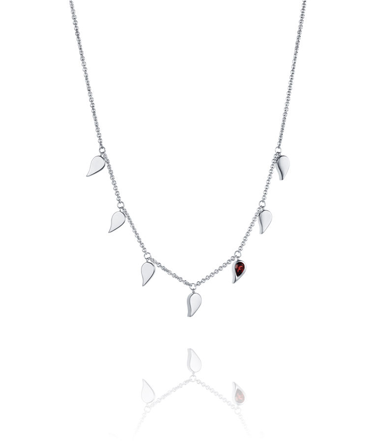 Silverhalsband Sparkle Of Life Multi