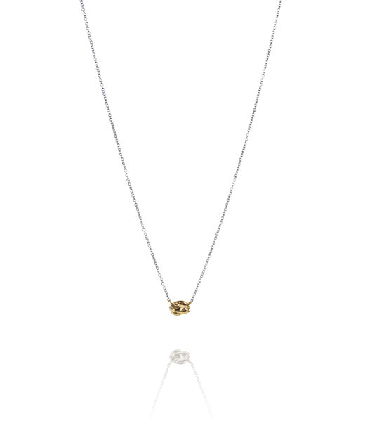 Silverhalsband Nugget fg