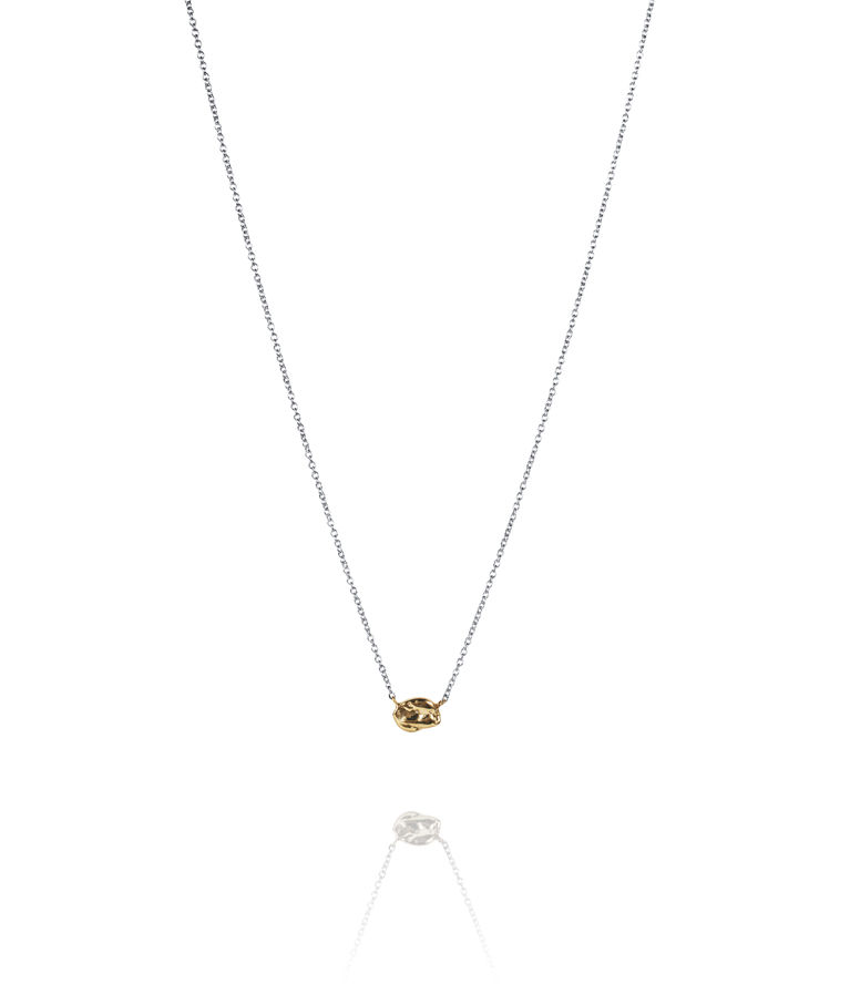 Silverhalsband Nugget fg