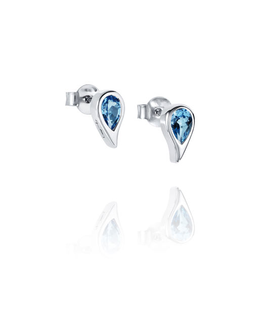 Silverörhänge Sparkle Of Life Single Ear - Blue Topaz