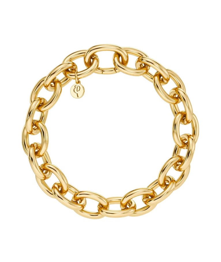 Stålarmband Link Chain AU26 Gold