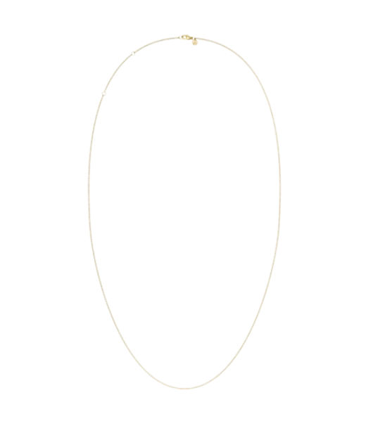 Stålhalsband Curb Chain 70 75 80 cm AU26 Gold