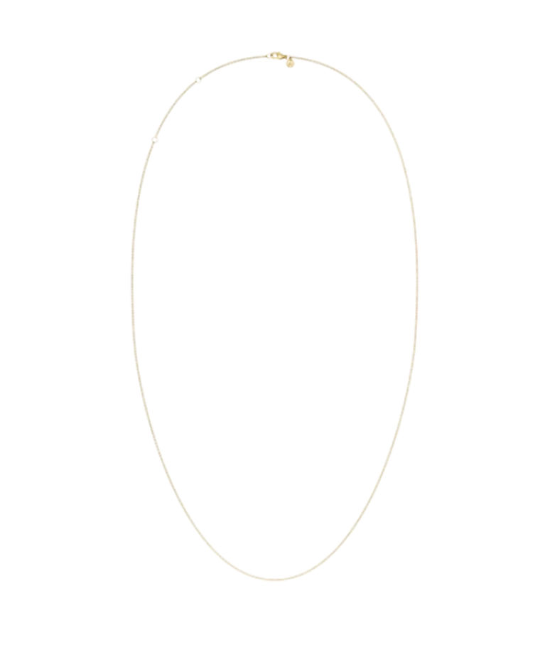 Stålhalsband Curb Chain 70 75 80 cm AU26 Gold