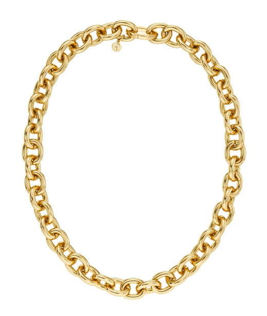Stålhalsband Link Chain AU26 Gold