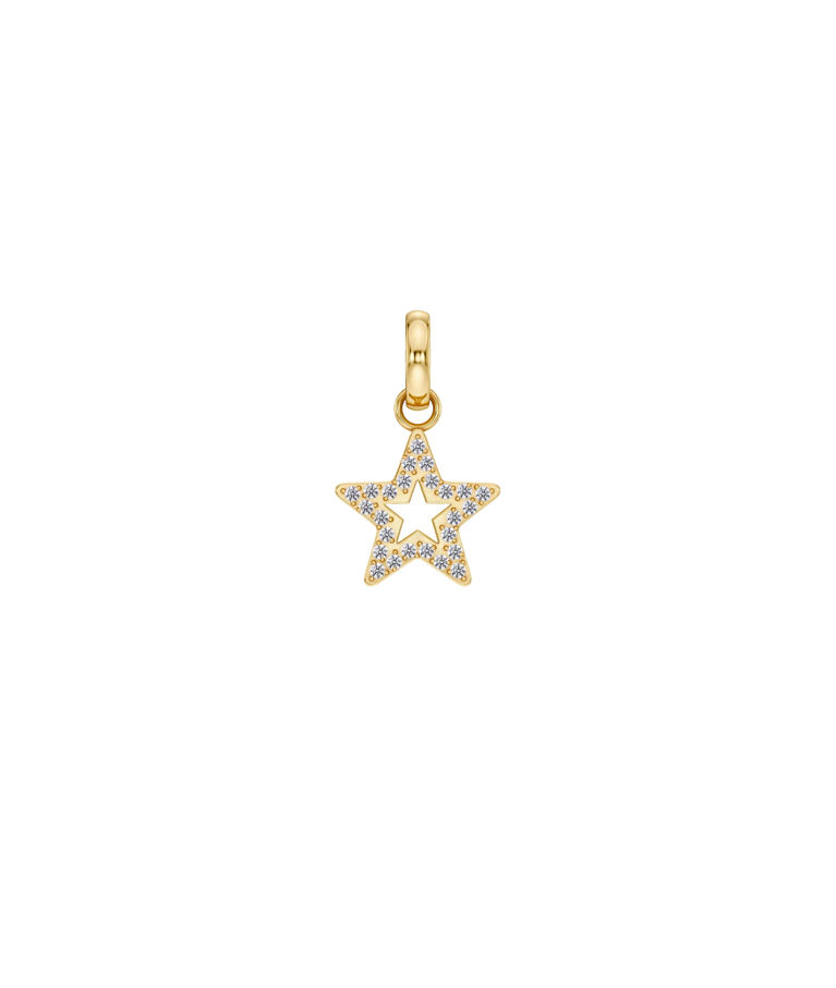 Stålhänge Star Sparkle AU26 Gold