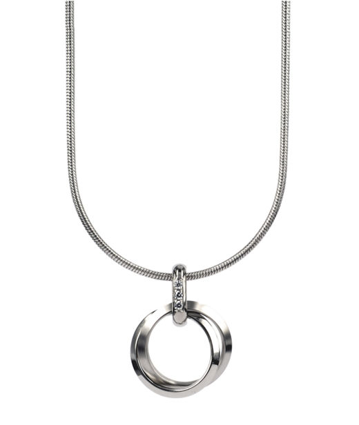 Stålhalsband Stål Carolin short