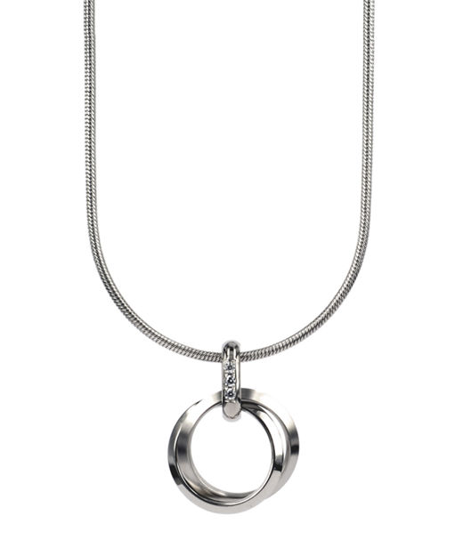 Stålhalsband Stål Carolin short