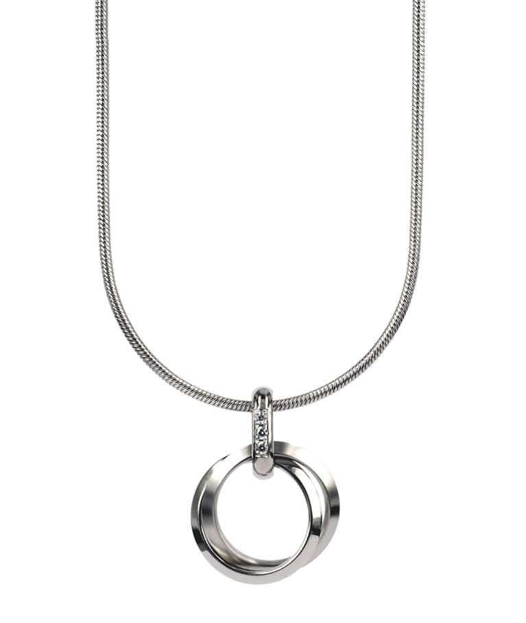 Stålhalsband Stål Carolin short