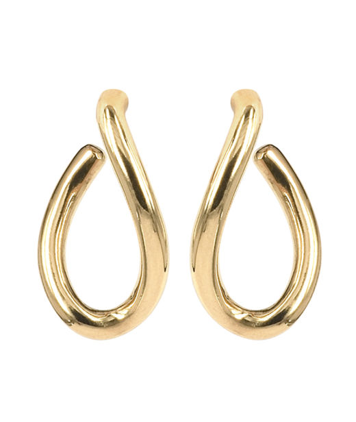 Stålörhänge Milla gold