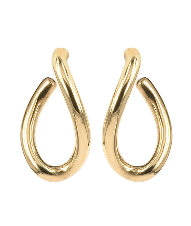 Stålörhänge Milla gold