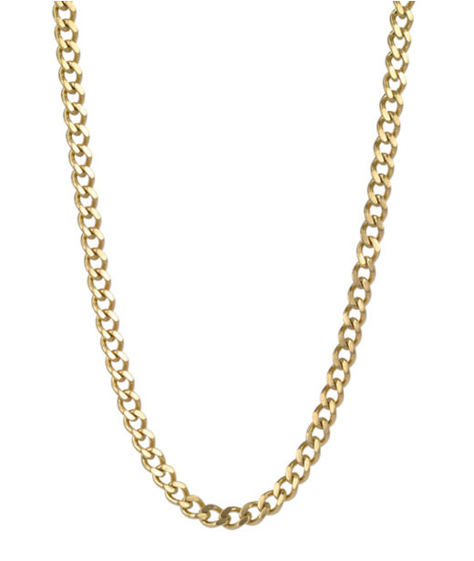 Stålhalsband Ike gold