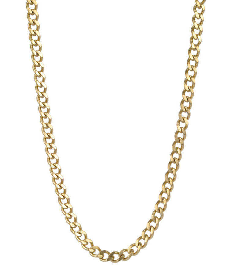 Stålhalsband Ike gold