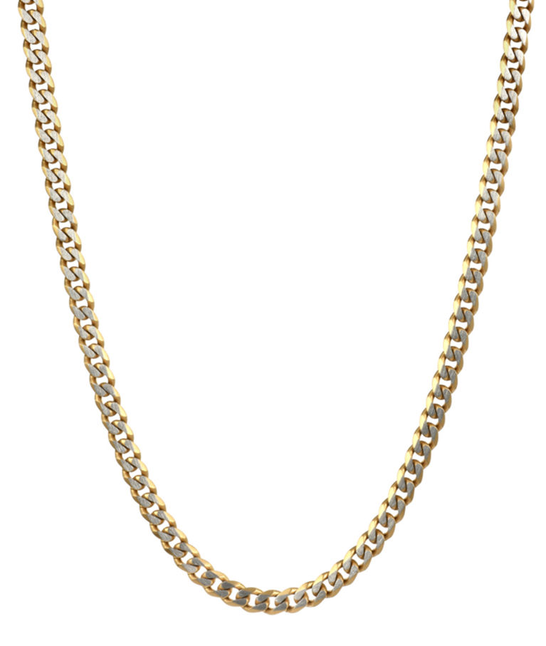 Stålahalsband Texas Small steel/gold