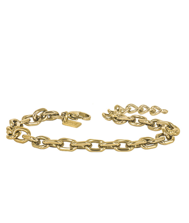 Stålarmband Charlie gold