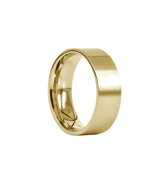 Stålring Walter gold stl XS