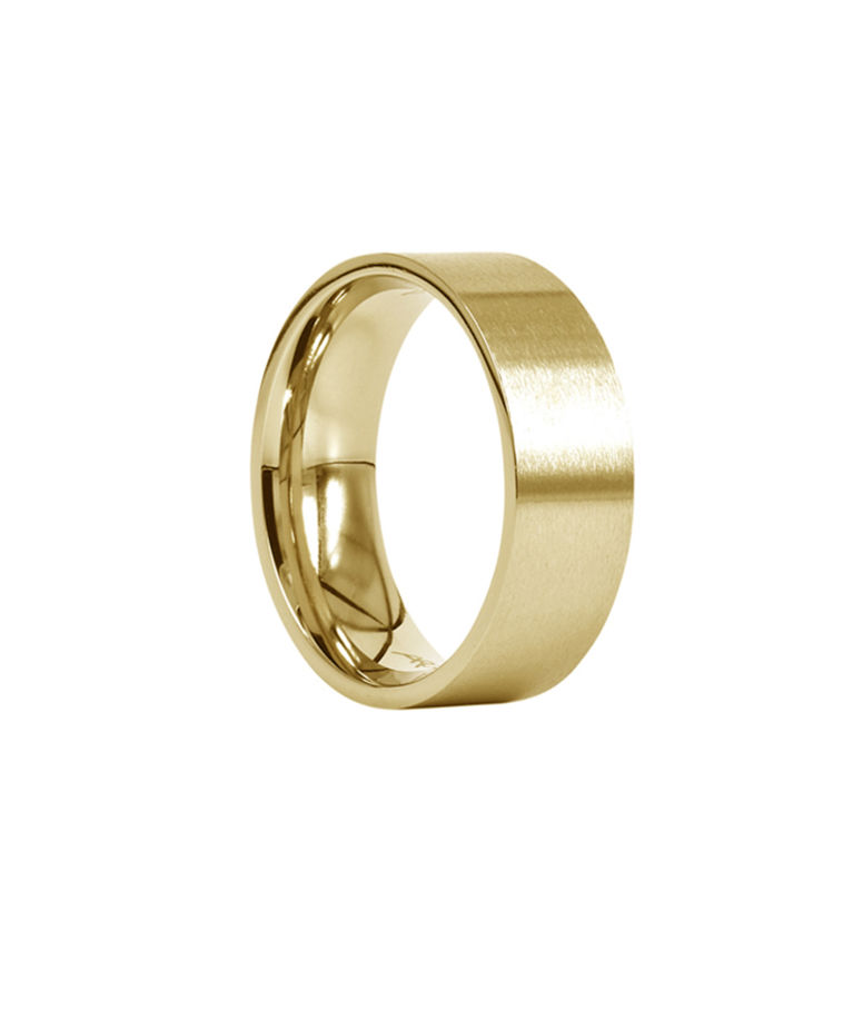 Stålring Walter gold stl S