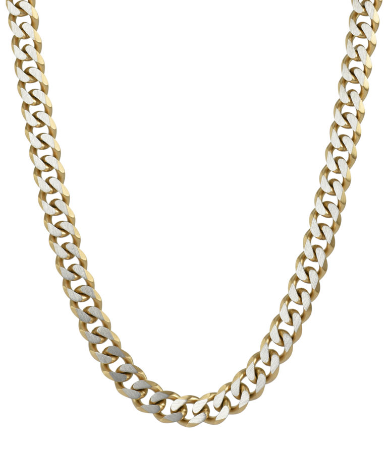 Stålhalsband Texas stål/gold