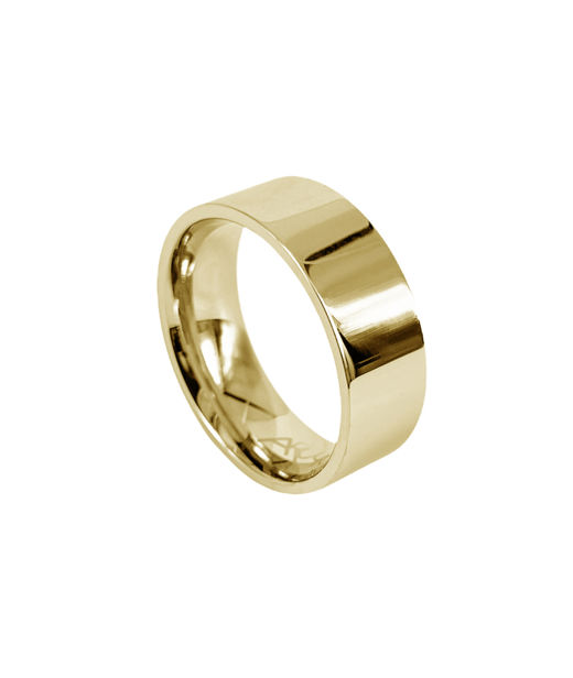 Stålring Walter Shiny stl M gold