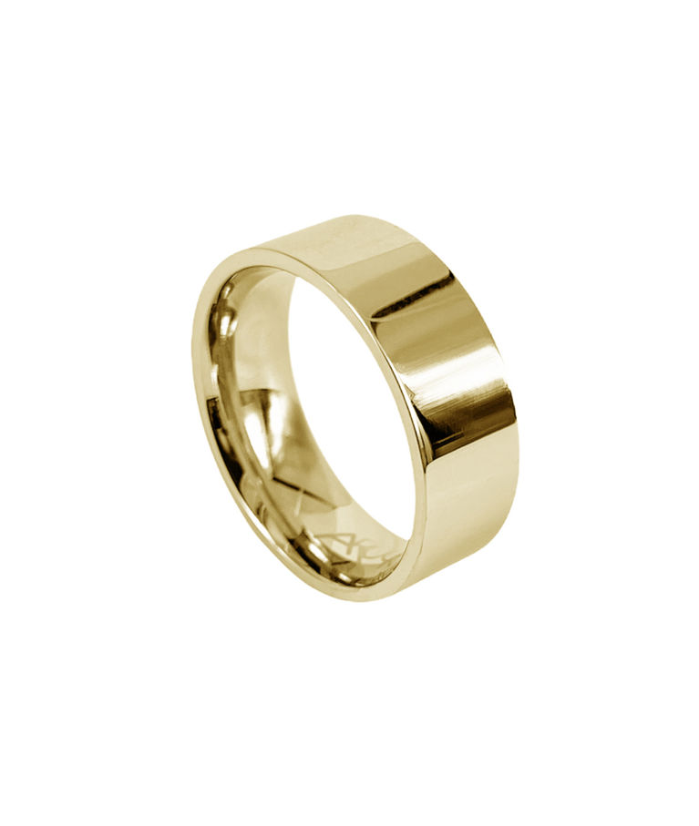 Stålring Walter Shiny stl M gold