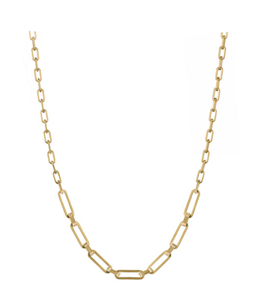 Stålhalsband Benjamin gold
