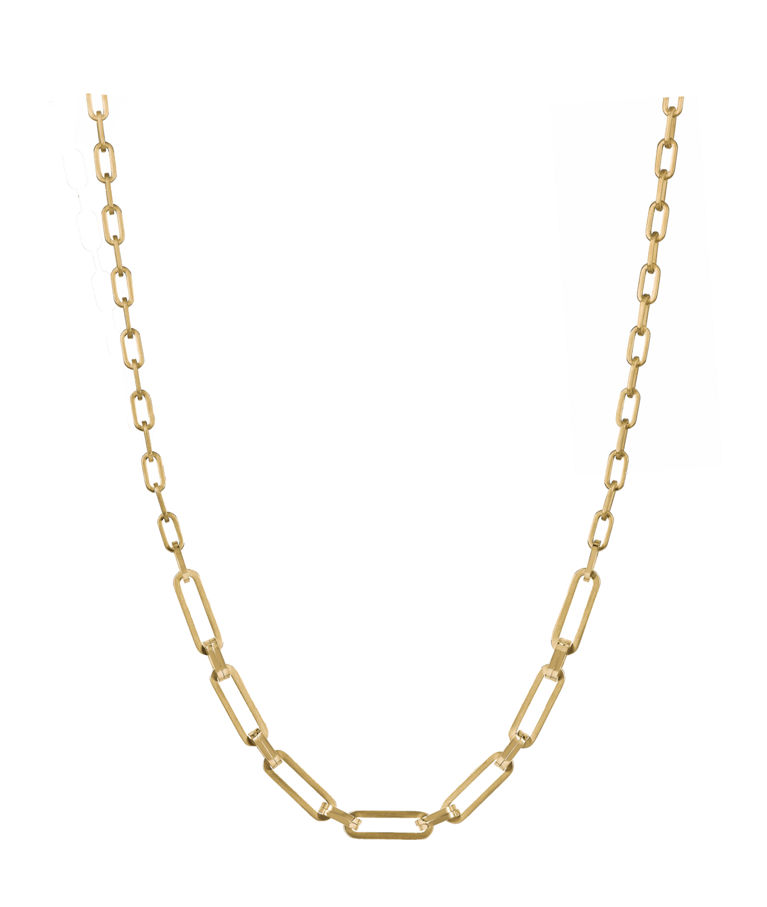 Stålhalsband Benjamin gold