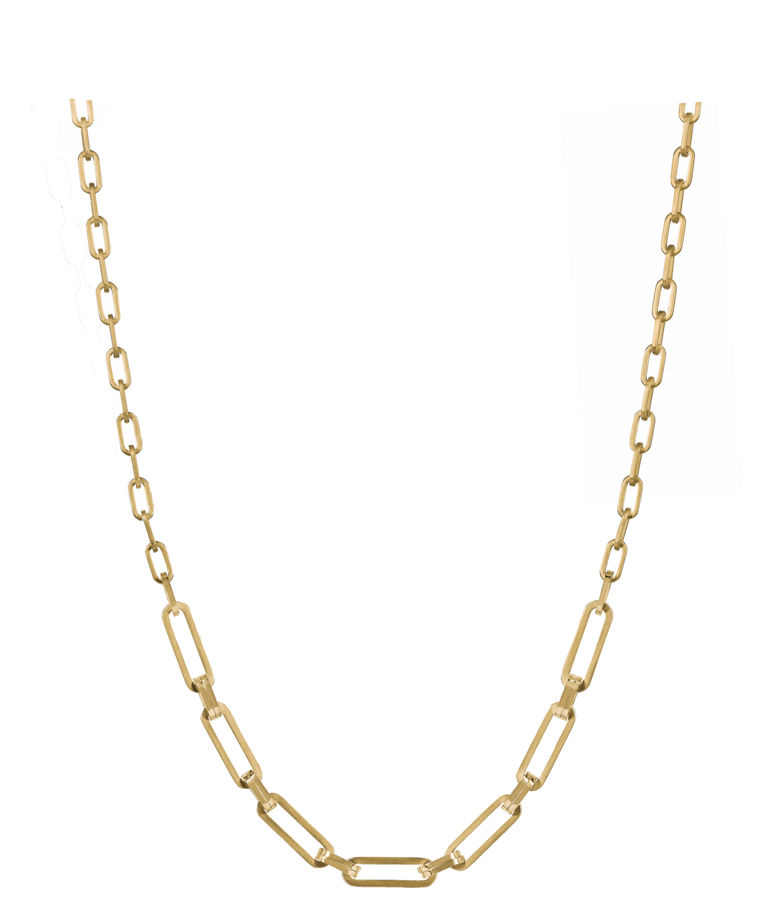 Stålhalsband Benjamin gold