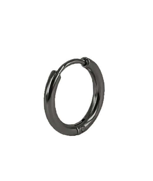Stålörhänge Miliam 14mm gun metal