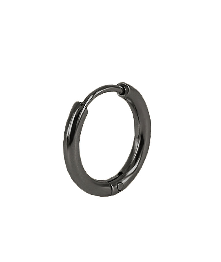 Stålörhänge Miliam 14mm gun metal