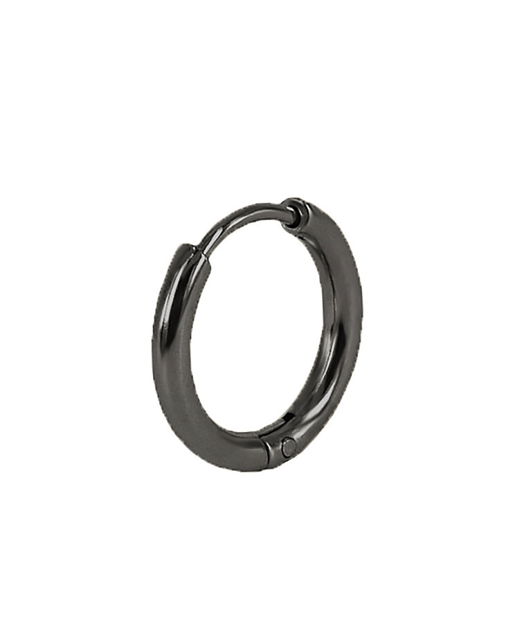 Stålörhänge Miliam 14mm gun metal