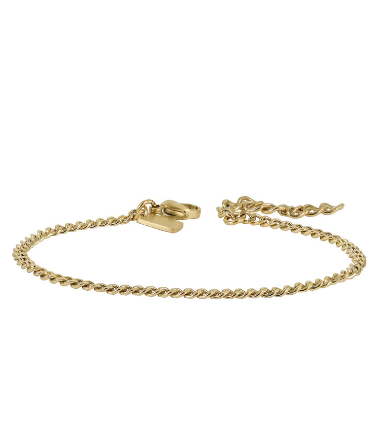 Stålarmband Eskil single gold