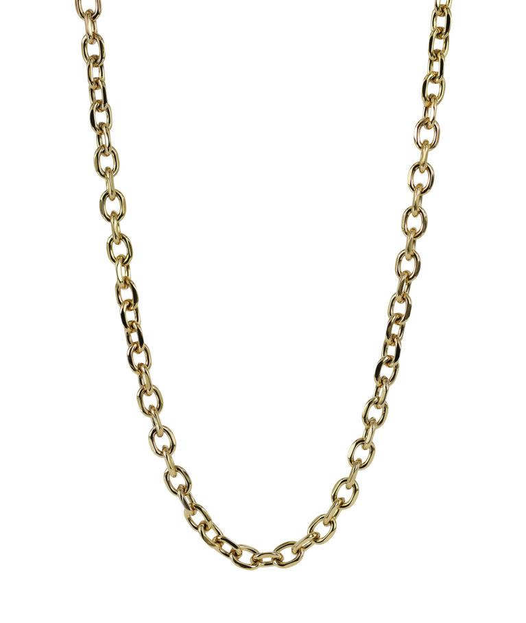 Stålhalsband Charlie Gold 7mm