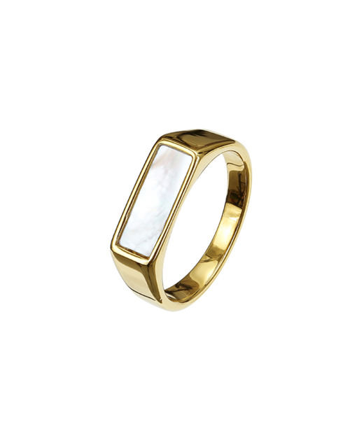 Stålring Cloe Gold/Shell S