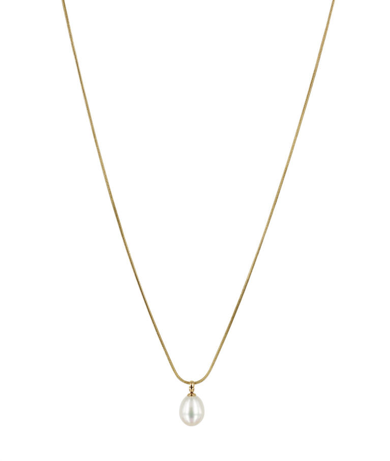 Stålhalsband Palma Long gold