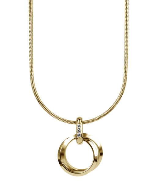 Stålhalsband Carolin gold