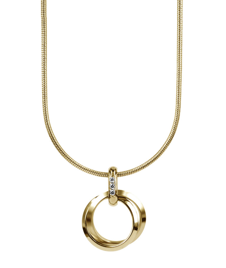 Stålhalsband Carolin gold