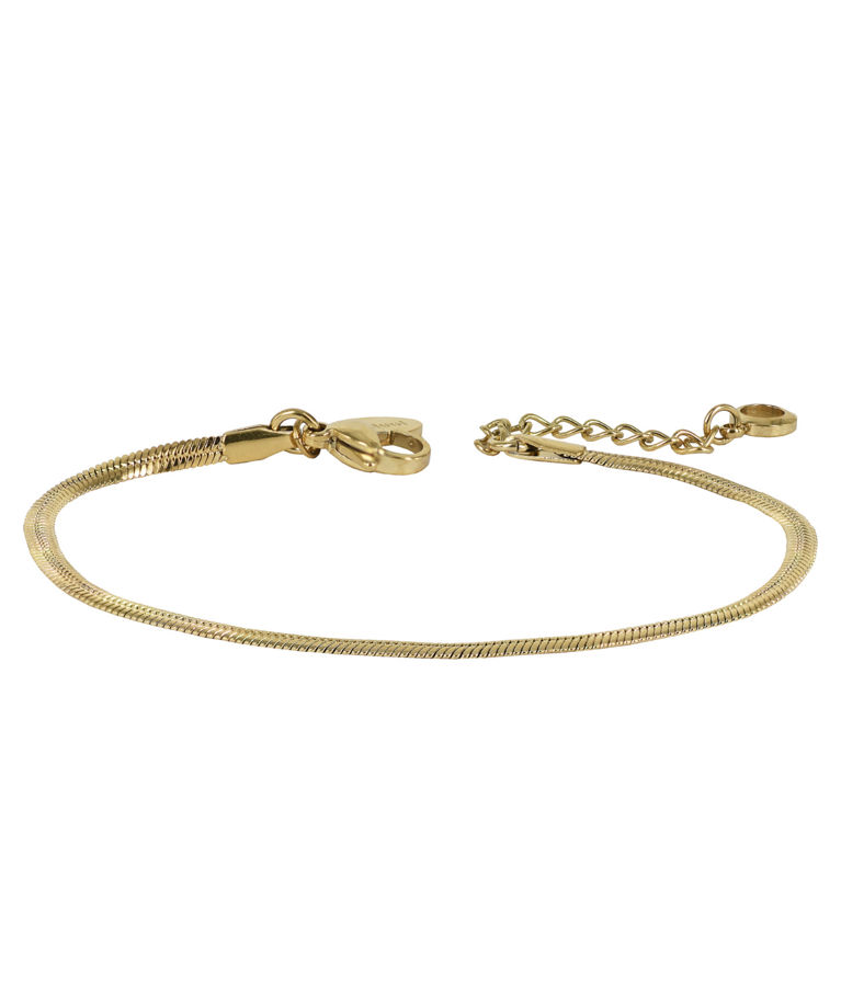 Stålarmband Fiona 3mm gold