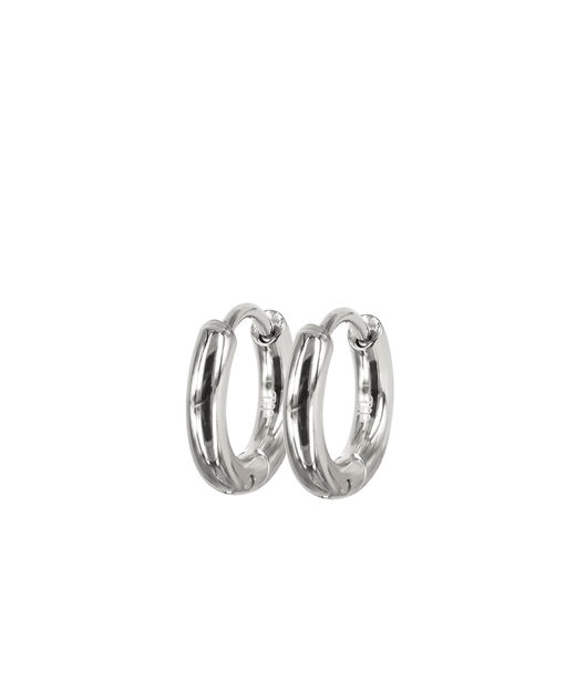 Stålörhänge Lucy Plain 13mm