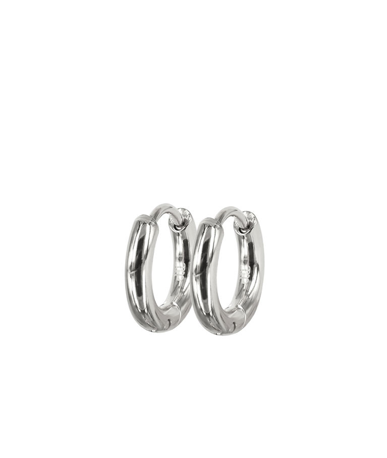 Stålörhänge Lucy Plain 13mm