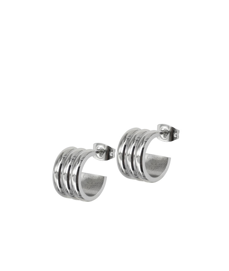 Stålörhänge Monique 13mm